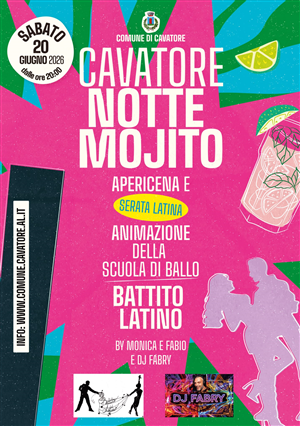 Notte Mojito — apericena e serata latina